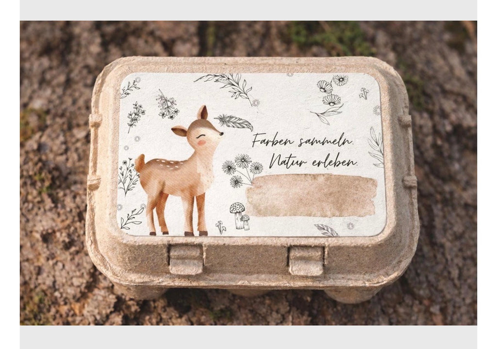 Natur-Suchspiel mit Eierkarton | Farben | Naturschätze | Printable | Digitale Datei