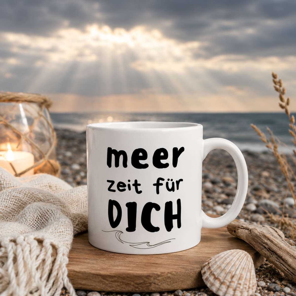 Meer Zeit für Dich Tasse | Keramiktasse 325 ml