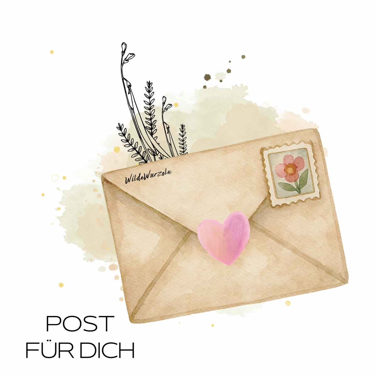 24 Postkarten Adventskalender | Hygge Weihnachten | Botanische Illustrationen |