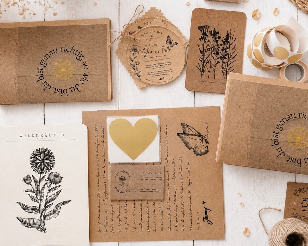 Wilde Wurzeln – Naturpost | Achtsame Snailmail für Frauen | Briefclub 📩