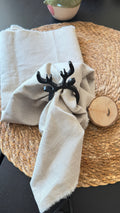 Serviettenhalter Hirsch ( 2er Set €  | Serviettenring Geweih | 3D-Druck  Tischdekoration | Weihnachten | Advent | Almhütte