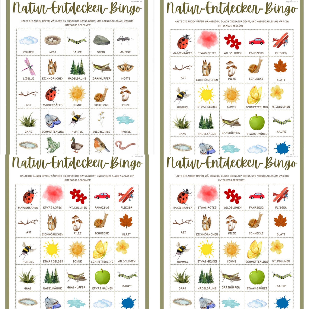 Waldentdecker Bingo | Digitaler Download