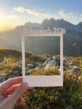 „Glücksmomente 2026“ | Polaroid Bilderrahmen für Erinnerungen