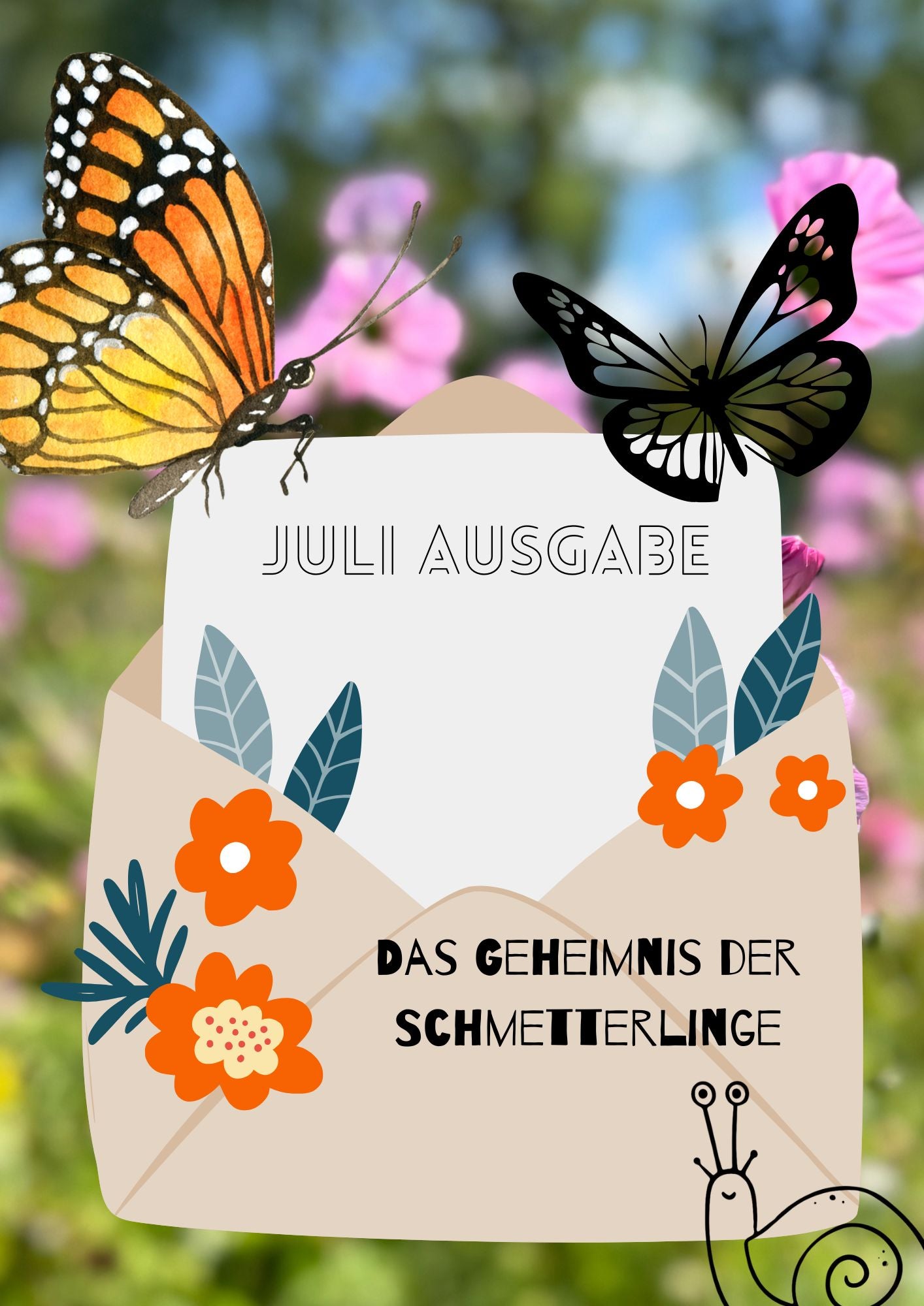 Wilde Wurzeln – Deine Naturpost | Ausgabe Juli „Die Welt der Schmetterlinge “ [SNAILMAILCLUBKIDs]
