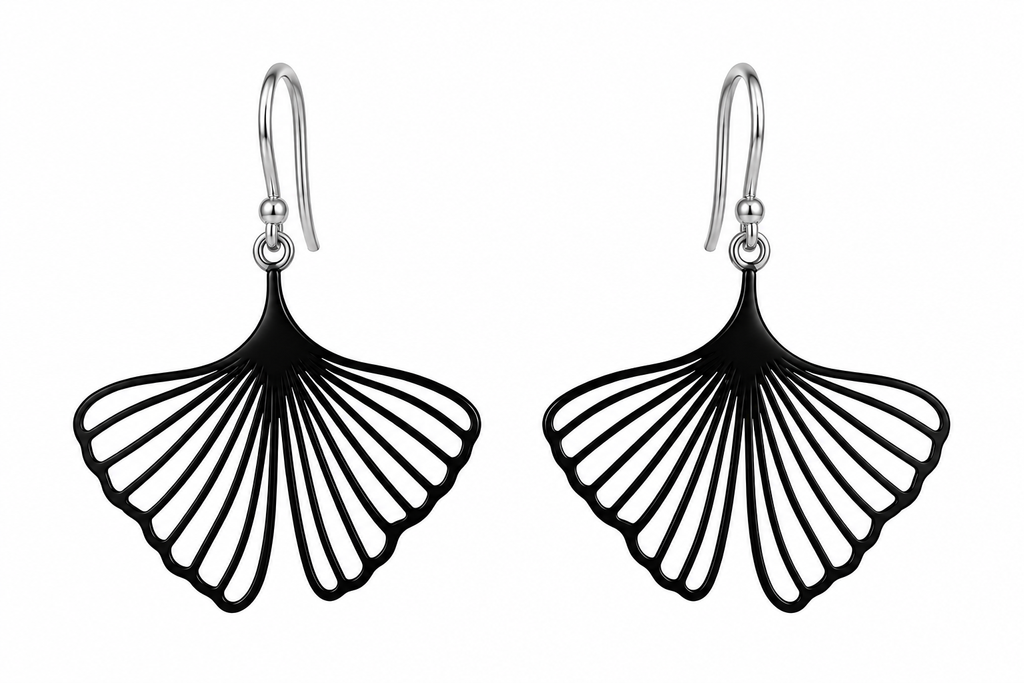 Boho-Gingko Ohrringe