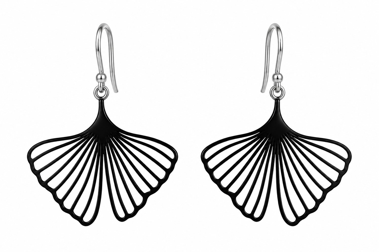 Boho-Gingko Ohrringe