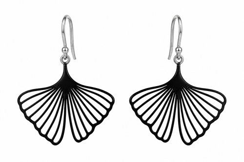 Boho-Gingko Ohrringe