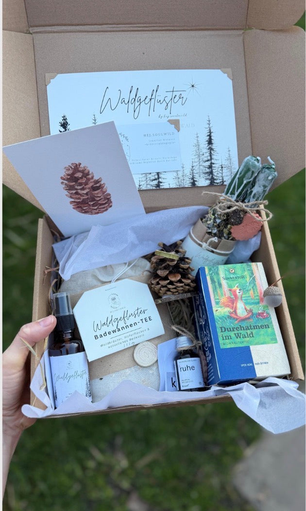 Hejsoulwild Waldgeflüster Box 
Natur. Ruhe.                       Waldgefühl für zuhause.