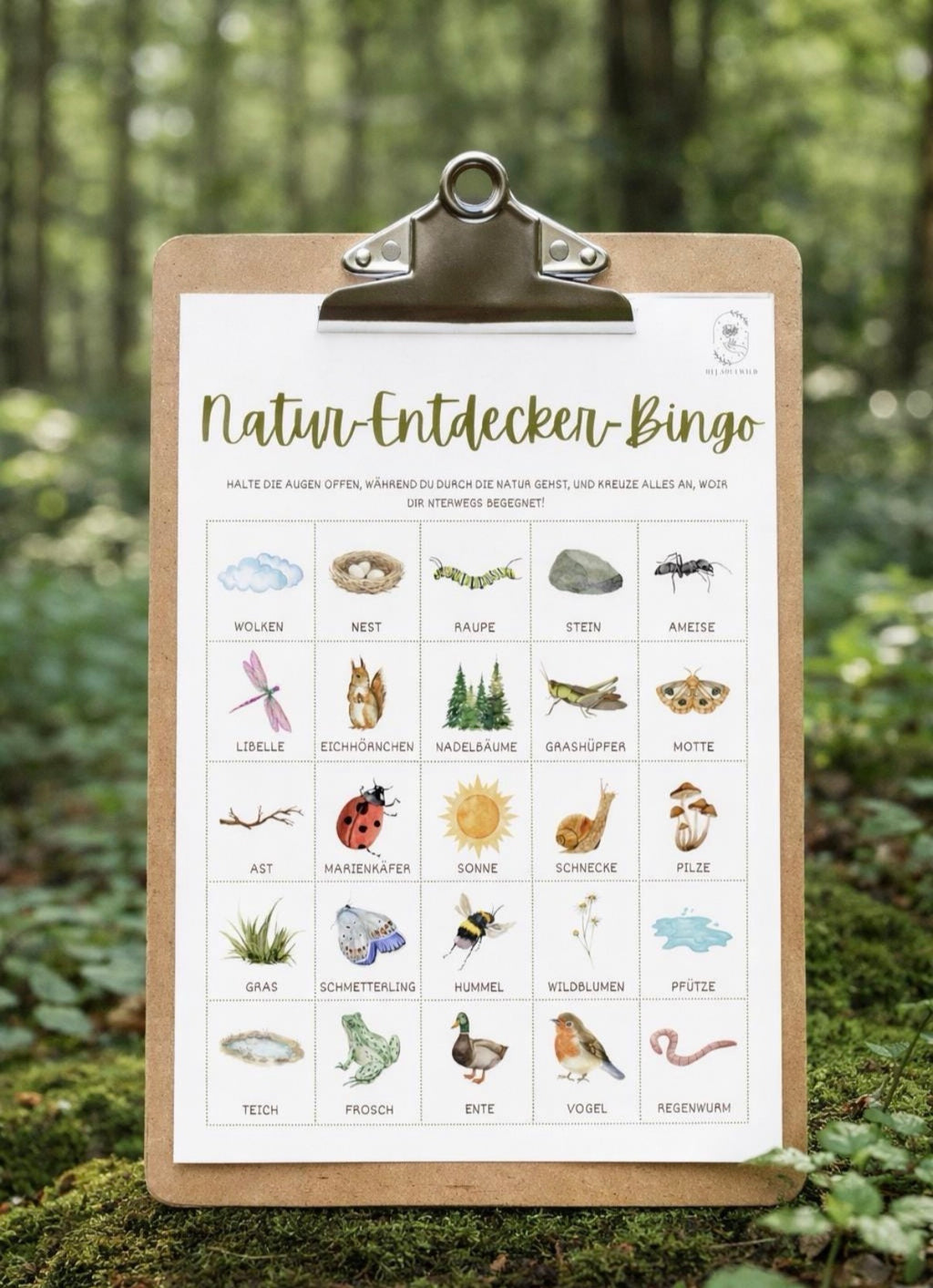 Waldentdecker Bingo | Digitaler Download